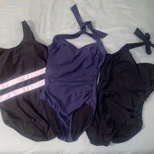 Women’s one piece bathing suits set of 3